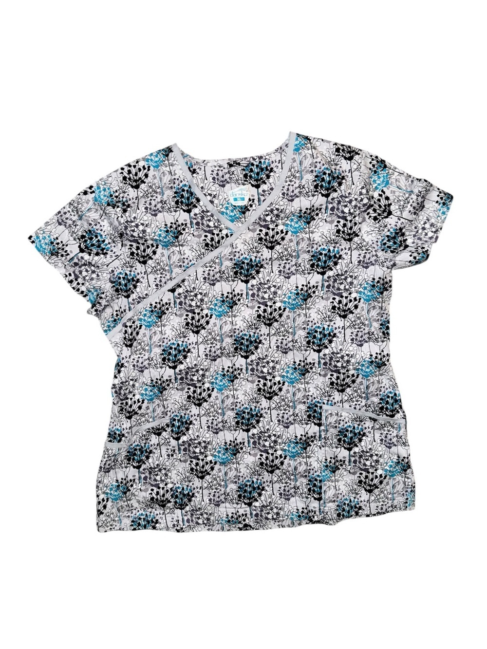 Dansko XL floral women’s scrub top